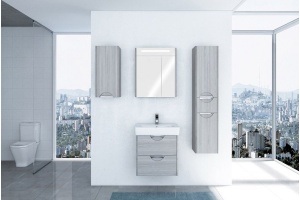 Комплект мебели Aquaton Сильва 60 светлое дерево