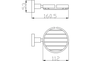 Мыльница подвесная Rav Slezak Colorado золото - 2