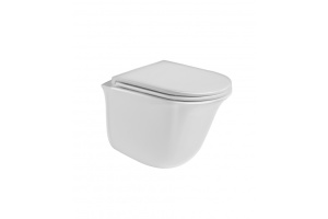 Унитаз подвесной Weltwasser WW SK Telbach 004GL-WT безободковый с микролифтом белый (10000003668)