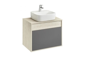 Тумба с раковиной Aquaton Лофт Урбан 65 светлое дерево-серый