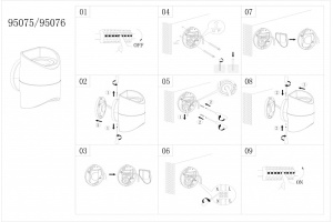 Накладной светильник Eglo ПРОМО Abrantes 95076 - 2