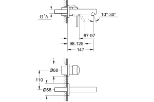 Смеситель Grohe Concetto 19575001 для раковины - 3