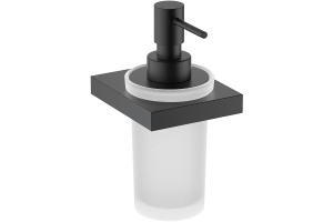 Дозатор для жидкого мыла Timo Petruma черный матовый