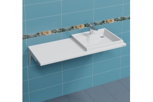 Раковина СанТа Юпитер 120 R, без кронштейнов - 2