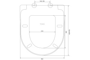 Сиденье для унитаза Berges  (016803) - 2