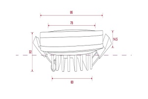 Встраиваемый светодиодный светильник Maytoni Phanton DL2001-L12W - 2