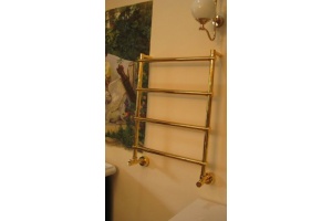 Полотенцесушитель водяной Margaroli Sole 442-4 золото - 2