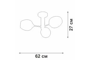 Люстра на штанге Vitaluce V39560 V39560-8/3PL - 2