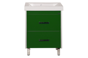 Джулия QVATRO - 75 Тумба с 2 ящ.зеленая