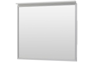 Зеркало Allen Brau Priority 90 с подсветкой серебро матовый