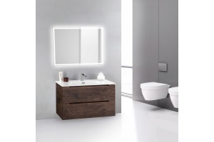 Тумба под раковину BelBagno Etna 80 темное дерево - 2