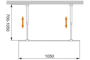 Душевая перегородка Cezares Liberta-L-2-105-C-Cr - 3