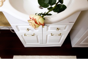 Тумба с раковиной Бриклаер Анна 60 белая - 3