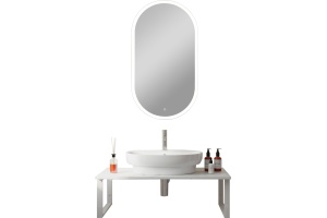 Мебель для ванной DIWO Элиста 100 белый мрамор, с раковиной Самара 0116 - 3