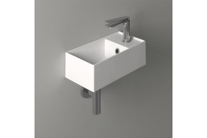 SIMAS AGILE Раковина подвесная 40х20 см, правая , с 1 отв под смеситель,цвет белый