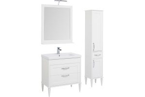 Мебель для ванной Aquanet Денвер 80 белый глянец - 2