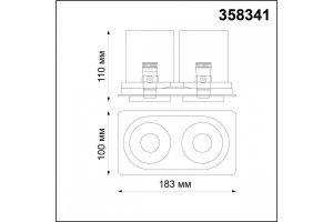 Встраиваемый светодиодный спот Novotech Spot Lanza 358341 - 3