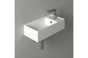 SIMAS AGILE Раковина подвесная 50х27 см, правая , с 1 отв под смеситель,цвет белый
