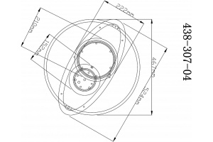 Потолочный светодиодный светильник Velante 438-307-04 - 2
