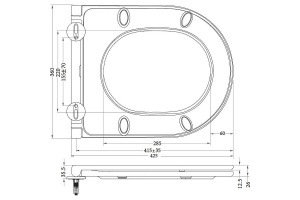 Крышка-сиденье BelBagno Tre с микролифтом белый - 2