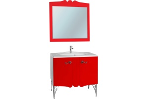 Мебель для ванной Bellezza Эстель 80 красная