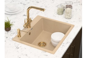 Дозатор для моющего средства Paulmark Kraft золото - 2