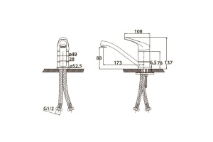 Смеситель Kaiser County 66211 для раковины - 2