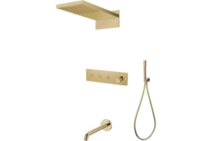 Душевой комплект Boheme Fusion золото (130-2-G)