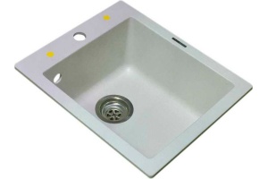 Мойка кухонная Lava Q3 latte (белый) - 2