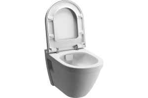 Унитаз подвесной Vitra S50 с крышкой, белый (7740B003-0075) - 2