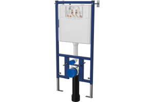 Комплект Унитаз подвесной Seramiksan Natura A051041H + Система инсталляции для унитазов DIWO 4501 + Кнопка смыва DIWO 7323 черная матовая - 2