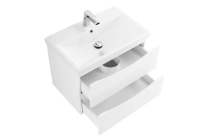 Тумба с раковиной BelBagno Marino-Cer 70 белый матовый - 3