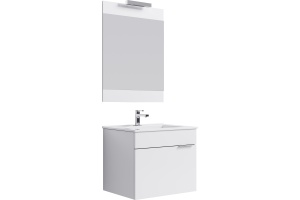 Тумба для комплекта Aqwella Brig 60 подвесная, белая - 2