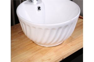 Раковина накладная CeramaLux N 40.5 см белый (9074)