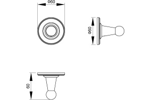 Вешалка Timo Nelson 150011/00 хром - 2