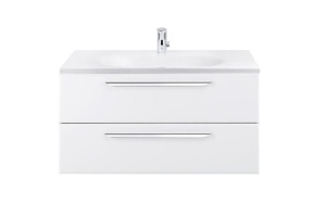 Тумба под раковину Cezares Eco 57х50 Bianco Lucido (ECO-600-2C-SO-BL)