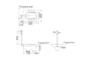 Чаша Генуя Creo с гидрозатвором (SQ9100) - 2
