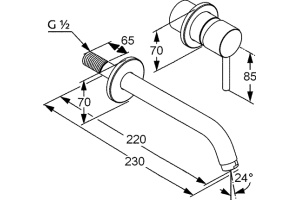 Смеситель Kludi Bozz 382453976 матовый черный - 2