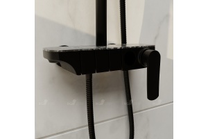 Душевой комплект RGW Shower Panels SP-33B черный матовый - 3