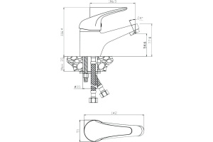 Смеситель Olive'S Leon 04100LN для раковины - 2