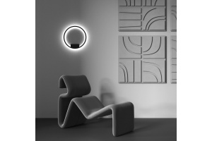 Накладной светильник Maytoni Halo MOD058WL-L25BK - 3