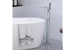 Смеситель для ванны напольный Excellent Krotos хром - 2