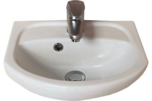 Тумба с раковиной Misty Соло 40 белая глянцевая - 3