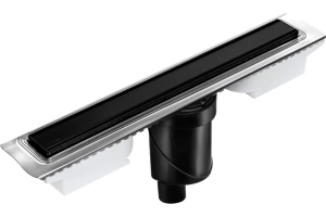 Душевой лоток Berges B1 Keramik 80 черный матовый