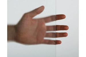 Шторка на ванну BelBagno Uno 100х150 профиль хром стекло рифленое - 2