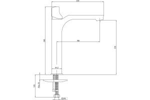 Смеситель E.C.A. Myra 102108984HEX для раковины - 2