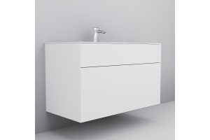 Тумба с раковиной Am.Pm Inspire V2.0 100 белый матовый - 3