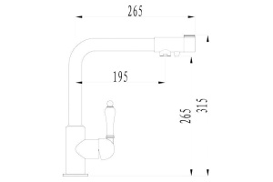 Смеситель Zorg Clean Water ZR 320 YF-33 черный металл для кухонной мойки - 2