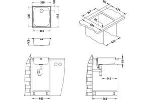 Мойка кухонная Alveus Basic 10 - 3