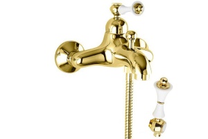 Смеситель для ванны Cezares Margot золото (MARGOT-VM-03/24-Bi/A)